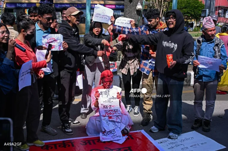 Nepali youth protest for release of deadly uprising report